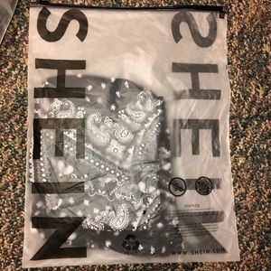 Paisley Print Crop Bandanna Top